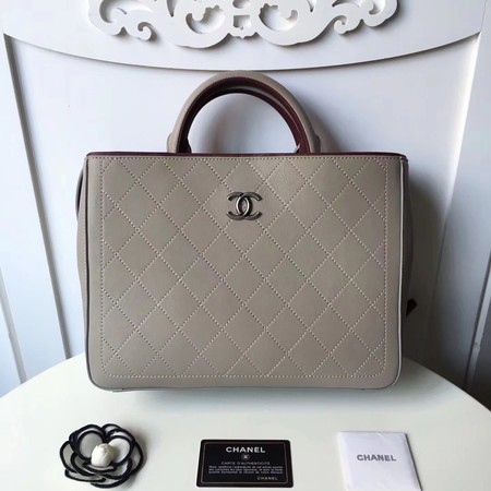 Chanel Tote Bag Original Leather A92293 Grey