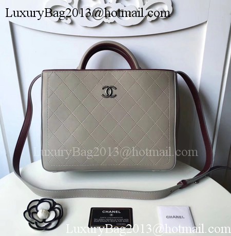Chanel Tote Bag Original Leather A92293 Grey