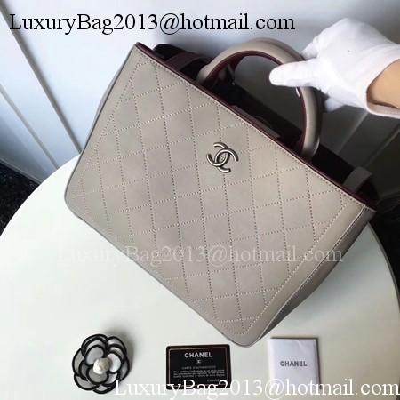 Chanel Tote Bag Original Leather A92293 Grey