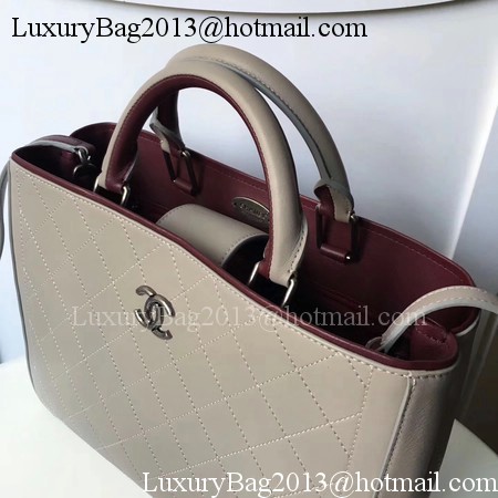 Chanel Tote Bag Original Leather A92293 Grey