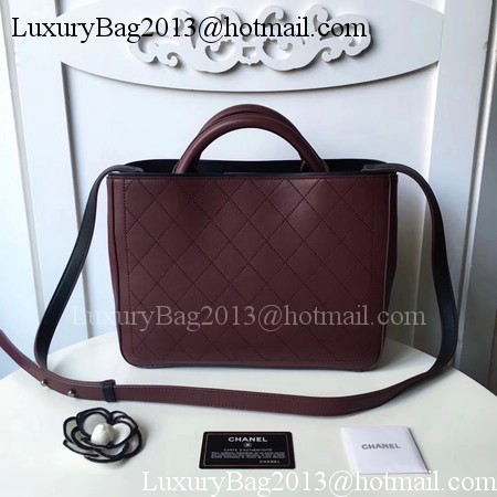 Chanel Tote Bag Original Leather A92293 Wine