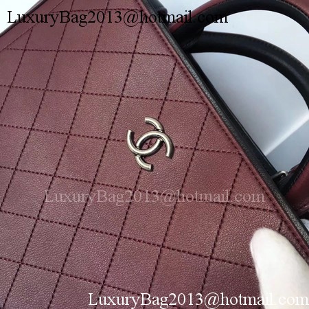 Chanel Tote Bag Original Leather A92293 Wine