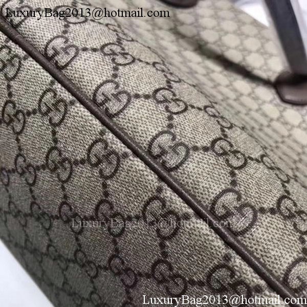 Gucci Courrier Soft GG Supreme Tote Bag 474085 Brown