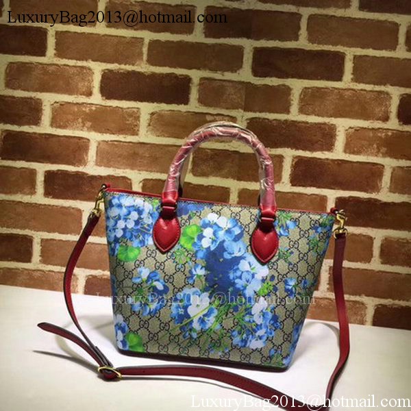 Gucci GG Supreme Tote Bag 432124 Red