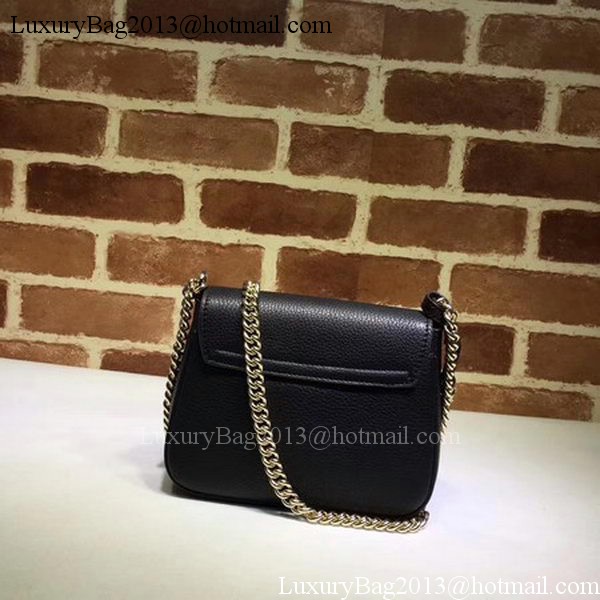 Gucci Soho Chain Shoulder Bag Calfskin Leather 323190 Black