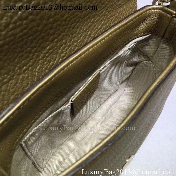 Gucci Soho Chain Shoulder Bag Calfskin Leather 323190 Gold