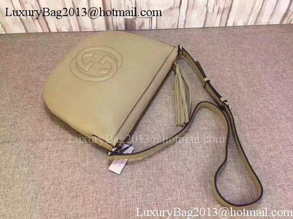 Gucci Soho Leather Messenger Bag 308361 Apricot