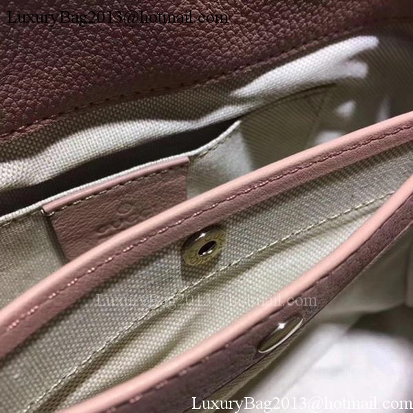 Gucci Soho Small Tote Bag Calfskin Leather 387043 Pink