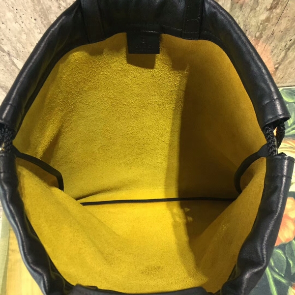 Gucci Scrawl Calfskin Leather Backpack 494053 Yellow