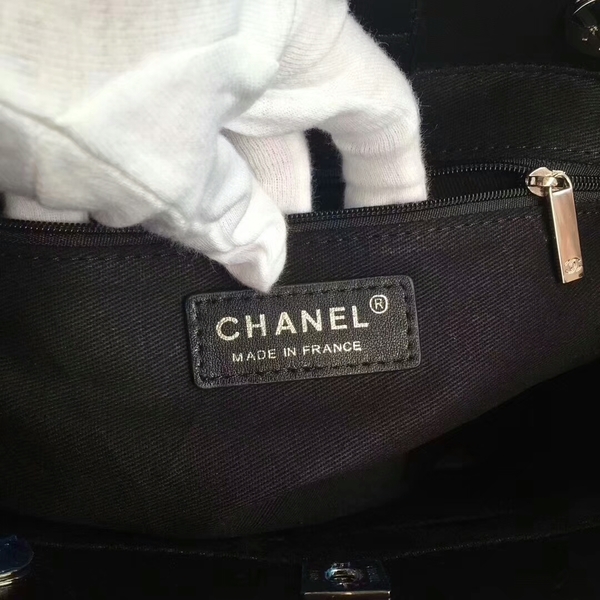 Chanel Mini Tote Bag Original Sheepskin Leather B98666 Black