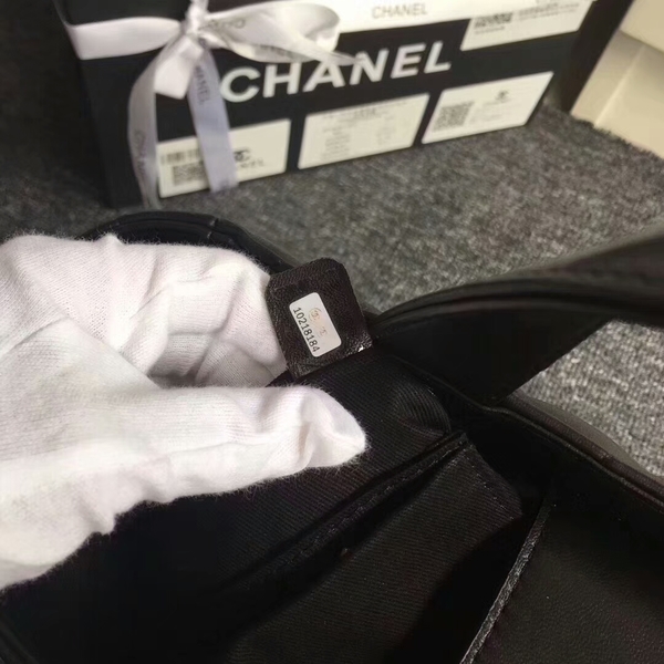 Chanel Mini Tote Bag Original Sheepskin Leather B98666 Black