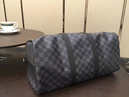 Louis Vuitton Damier Graphite Canvas KEEPALL 45 BANDOULIERE N41057