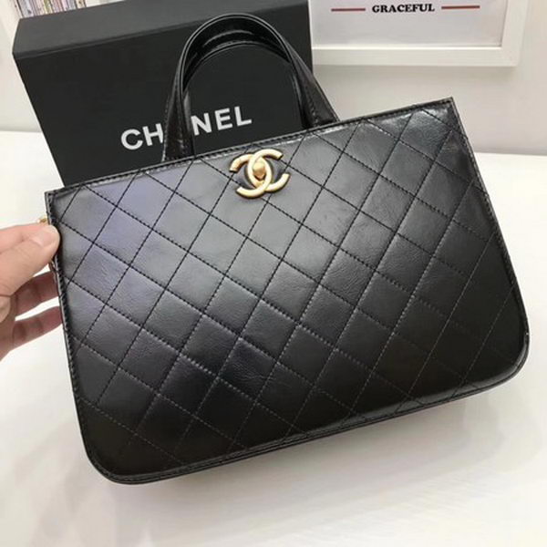 Chanel Classic Tote Bag Original Leather CHA2370 Black