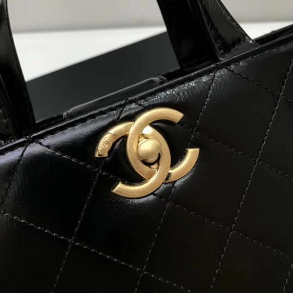 Chanel Classic Tote Bag Original Leather CHA2370 Black