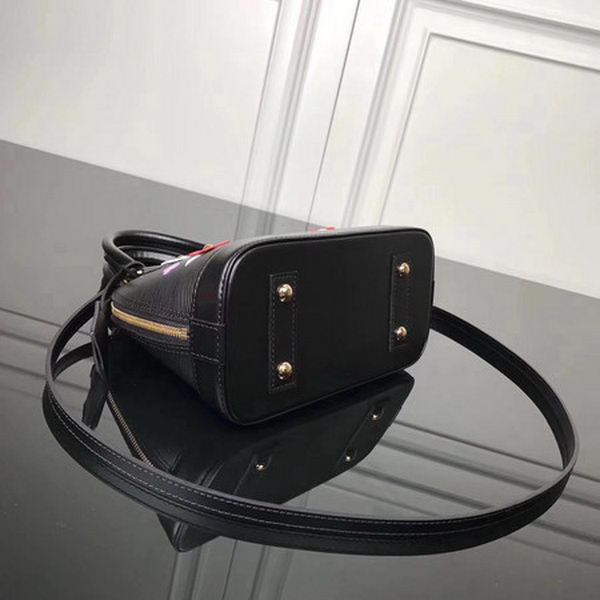 Louis Vuitton Epi Leather ALMA BB M54836 Black