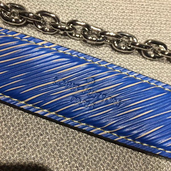 Louis Vuitton Epi Leather TWIST MM Bag M54220 Blue