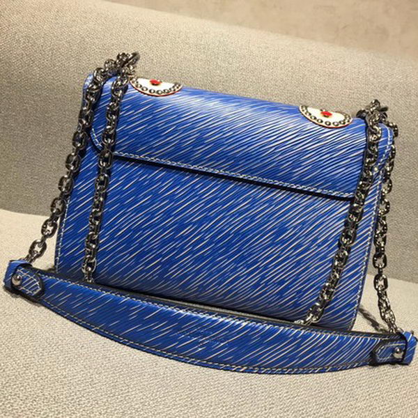 Louis Vuitton Epi Leather TWIST MM Bag M54220 Blue