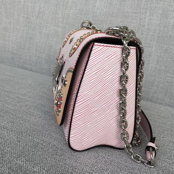 Louis Vuitton Epi Leather TWIST MM Bag M54220 Pink