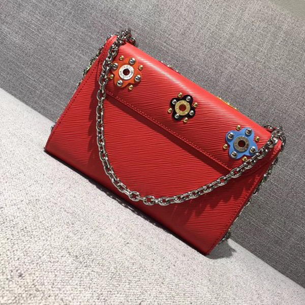 Louis Vuitton Epi Leather TWIST MM Bag M54220 Red