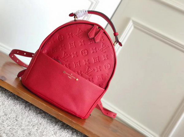 Louis Vuitton Monogram Empreinte SORBONNE BACKPACK M44019 Red