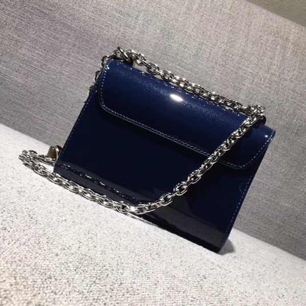 Louis Vuitton Smooth Patent TWIST PM M54241 Blue