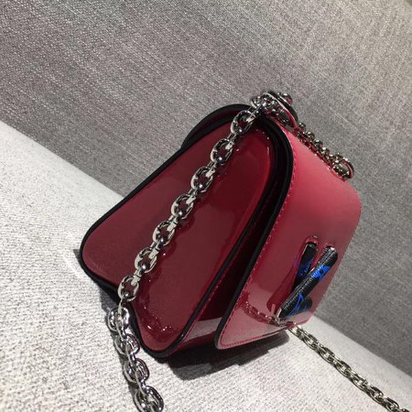 Louis Vuitton Smooth Patent TWIST PM M54241 Red&Blue