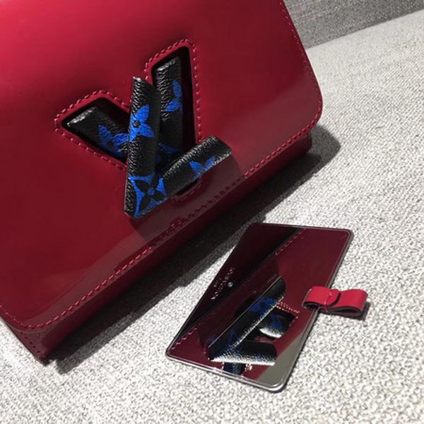 Louis Vuitton Smooth Patent TWIST PM M54241 Red&Blue