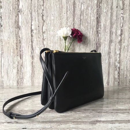 Celine Trio Crossbody Messenger Bag C55421 Black