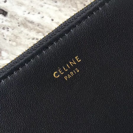 Celine Trio Crossbody Messenger Bag C55421 Black