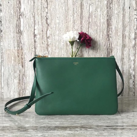 Celine Trio Crossbody Messenger Bag C55421 Green