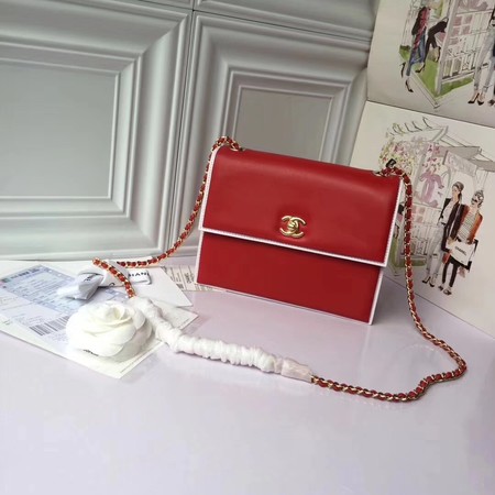 Chanel Flap Shoulder Bag Original Sheepskin Leather A37293 Red