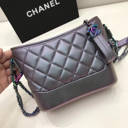 Chanel Gabrielle Shoulder Bag Original Sheepskin Leather A91810 Grey