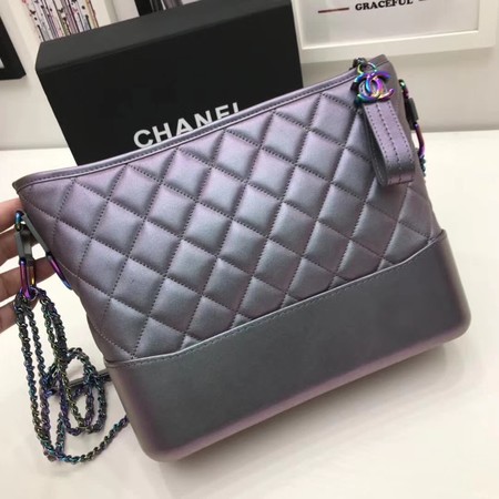 Chanel Gabrielle Shoulder Bag Original Sheepskin Leather A93842 Grey