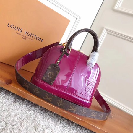 Louis Vuitton Monogram Vernis ALMA BB M54704 Rose