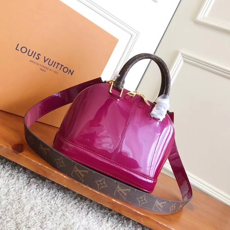 Louis Vuitton Monogram Vernis ALMA BB M54704 Rose