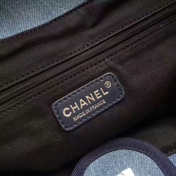 Chanel Deauville Tote Bag Original Canvas Leather A68047-1