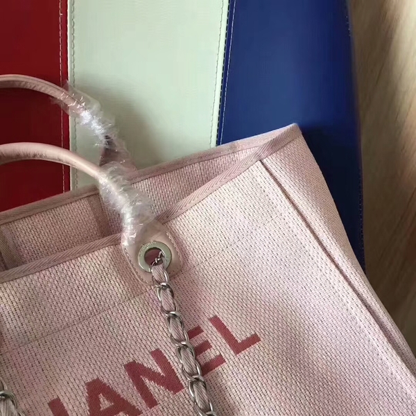 Chanel Deauville Tote Bag Original Canvas Leather A68047-6