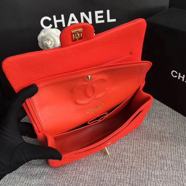 Chanel 2.55 Series Flap Bags Original Deerskin A1112 Red