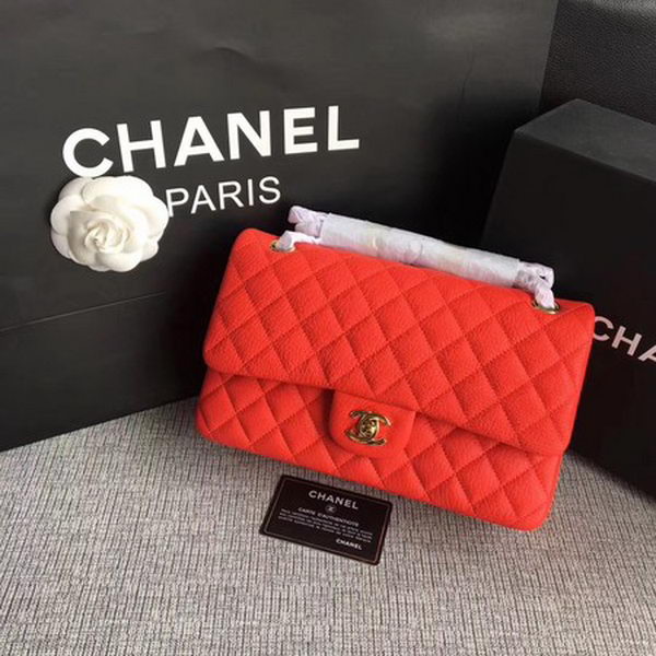 Chanel 2.55 Series Flap Bags Original Deerskin A1112 Red