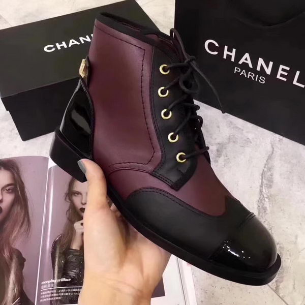 Chanel Ankle Boot CH2222365 Wine