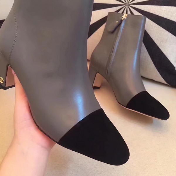 Chanel Ankle Boot Leather CH2209 Grey