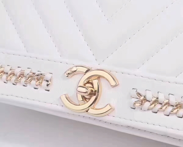 Chanel Classic Tote Bag Sheepskin Leather 36903 White