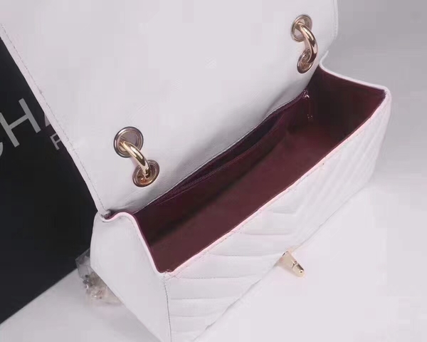 Chanel Classic Tote Bag Sheepskin Leather 36903 White