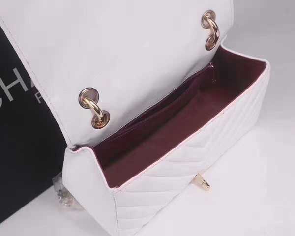 Chanel Classic Tote Bag Sheepskin Leather 36903 White
