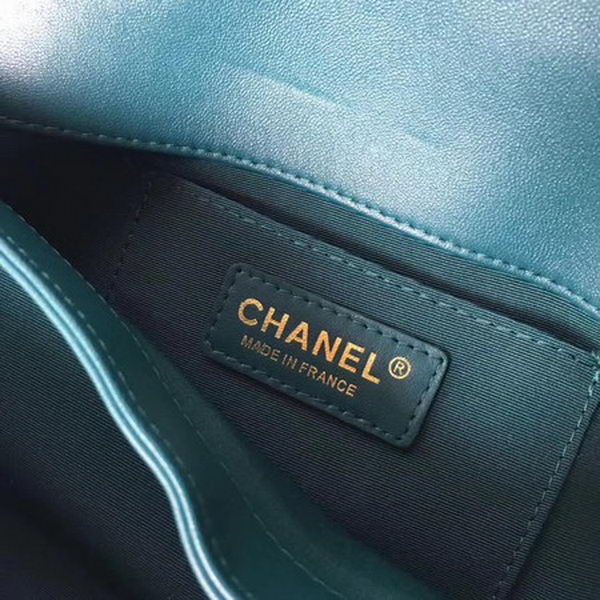 Chanel Clutch Chevron Sheepskin Leather CHA6698 Green