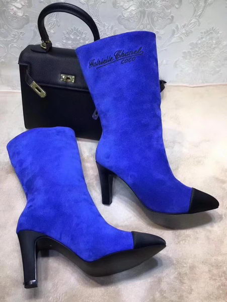 Chanel Knee Boot CH2211365 Blue