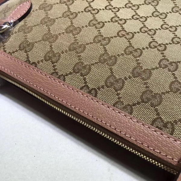 Gucci Bree Original GG Canvas Shoulder Bag 323673 Pink