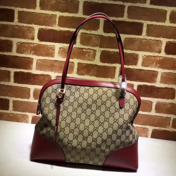 Gucci Bree Original GG Canvas Shoulder Bag 323673 Red