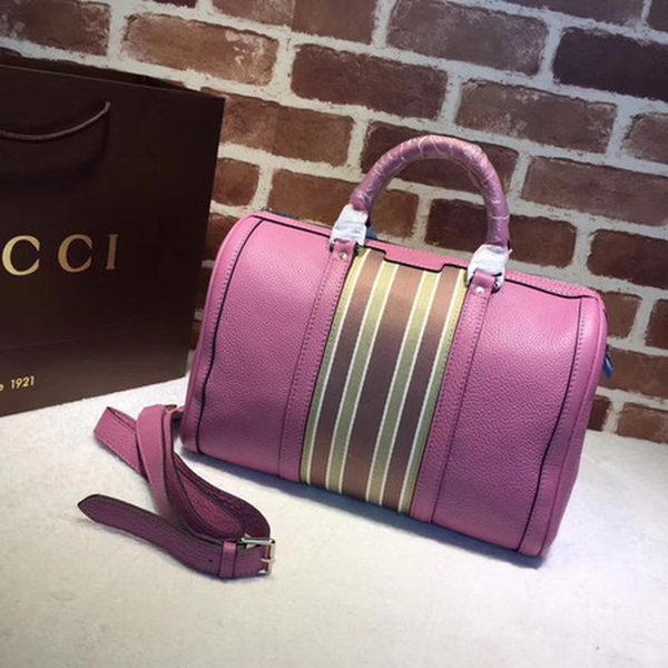Gucci Leather Medium Boston Bag 247205 Rose