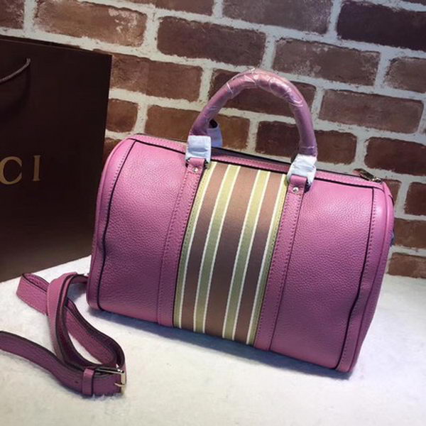 Gucci Leather Medium Boston Bag 247205 Rose